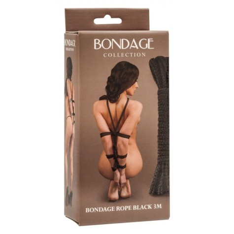 Черная веревка Bondage Collection Black - 3 м.