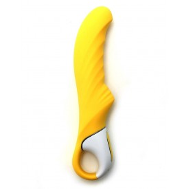 Жёлтый вибратор Satisfyer Vibes Yummy Sunshine - 22,5 см.